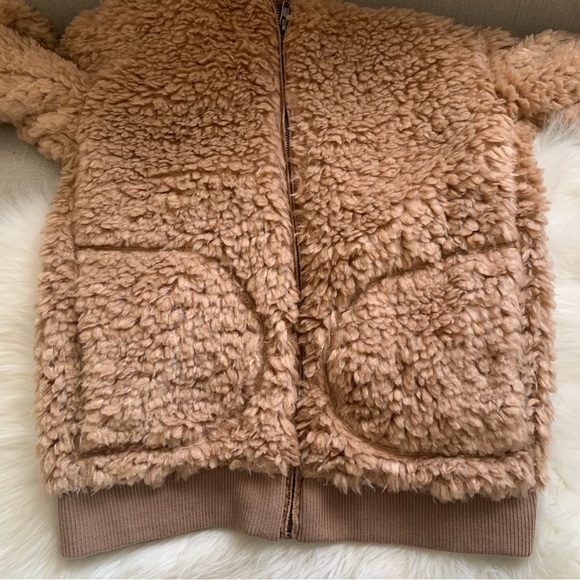 BB Dakota Brown Size XS Fuzzy Jacket Teddy Plush Soft Cozy Warm Coat New - Picture 8 of 16